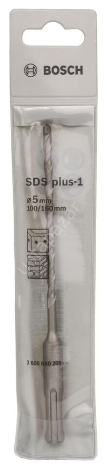 Bosch - Plus-1 Serisi, SDS-plus Kırıcı Delici Matkap Ucu 5*160 mm 2608680259