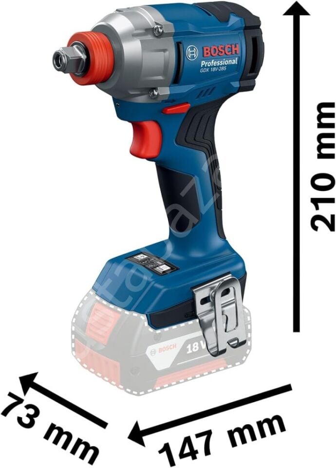 Bosch Professional GDX 18V-285 + GSR 185-Li 5 Ah Çift Akülü Elektrikli El Aletleri Seti 06019K3026
