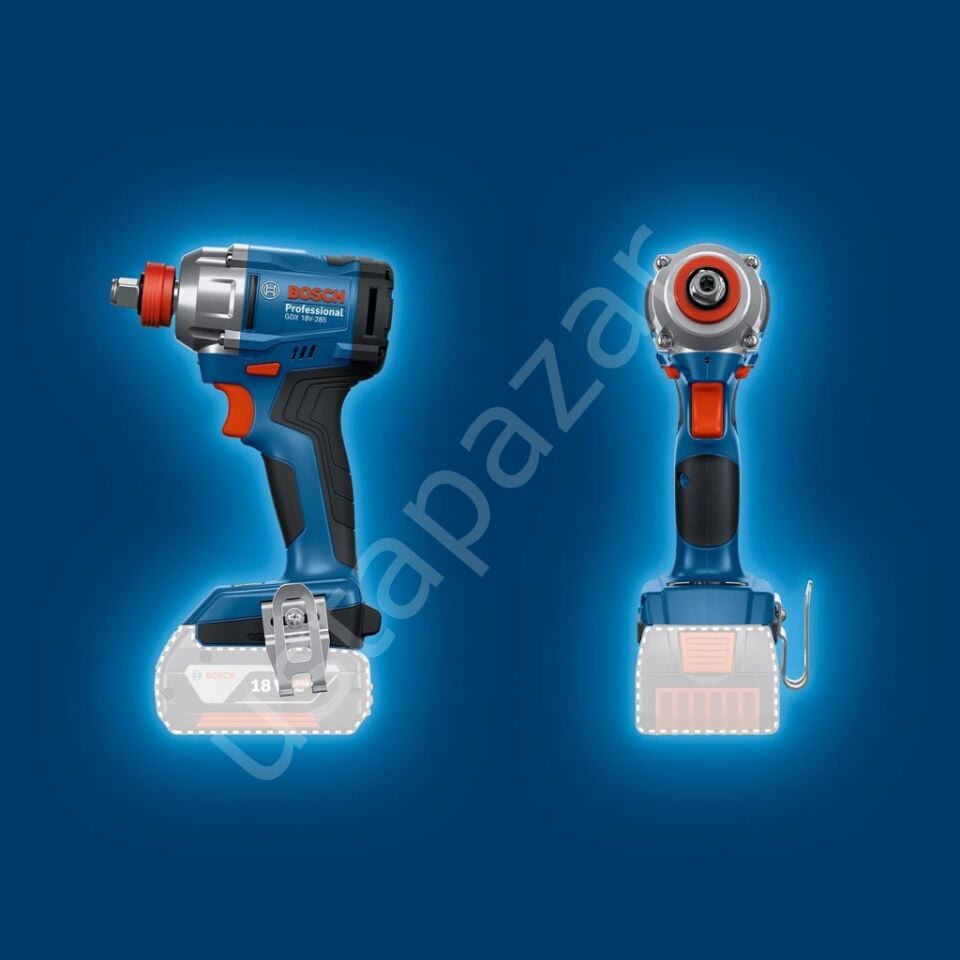 Bosch Professional GDX 18V-285 + GSR 185-Li 5 Ah Çift Akülü Elektrikli El Aletleri Seti 06019K3026