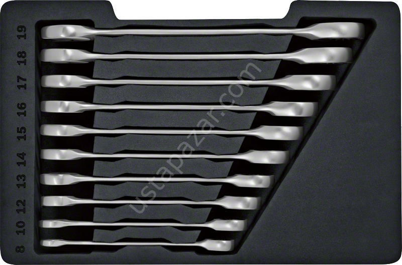 Bosch Profesyonel Anahtar Takımı 10 Parça 1600A02AU0