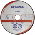 Dremel DSM20 Metal ve Plastik Kesme Diski (DSM510) 2615S510JB