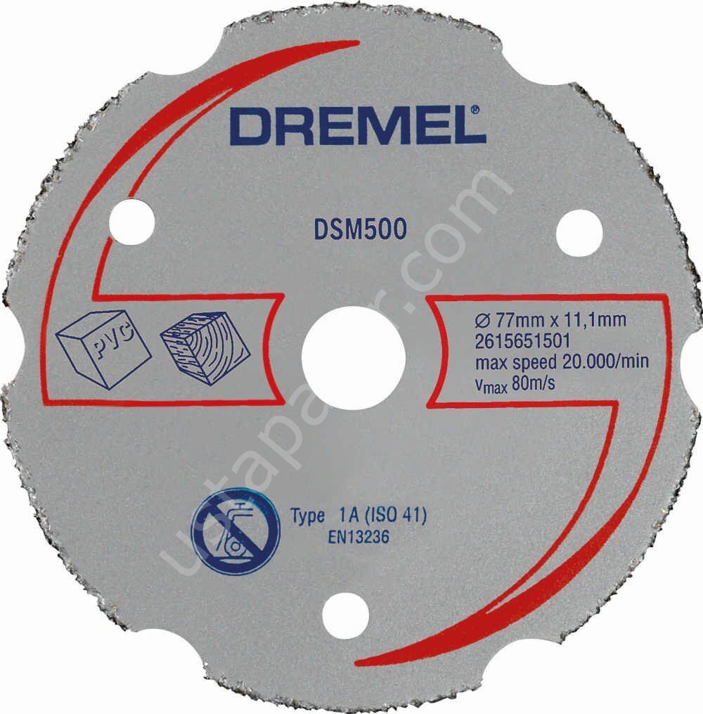 Dremel DSM20 Çok Amaçlı Karpit Kesme Diski (DSM500) 2615S500JB