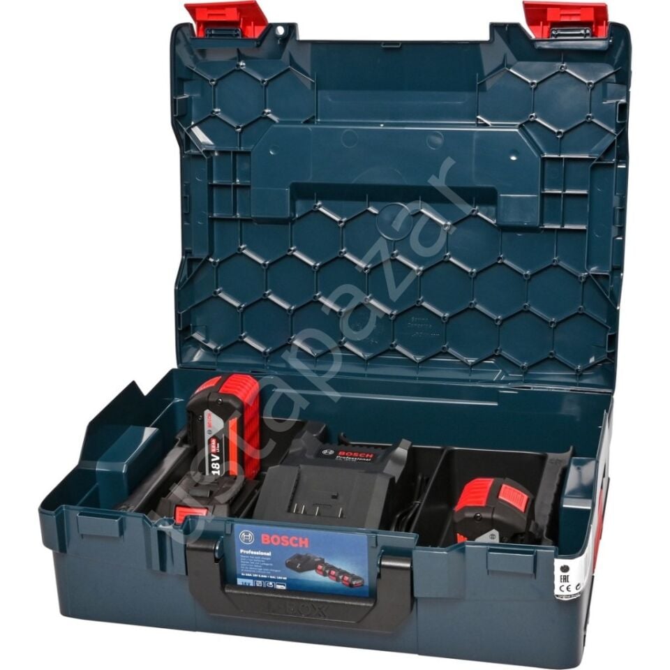 Bosch Professional Gba 18V 5,0AH  Başlangıç Seti L-Boxx 3 x 5,0Ah & GAL 18-40 CV Şarj Cihazı 060195990L3T