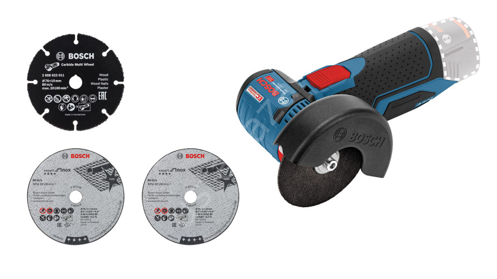 Bosch Professional GWS 12V-76 (Solo) Akülü Taşlama Makinesi (76mm) 06019F2000