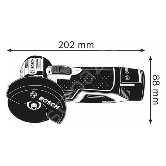 Bosch Professional GWS 12V-76 (Solo) Akülü Taşlama Makinesi (76mm) 06019F2000
