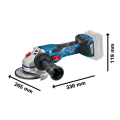 Bosch Professional GWS 18V-15 C (Solo) Akülü Taşlama Makinesi 06019H6000
