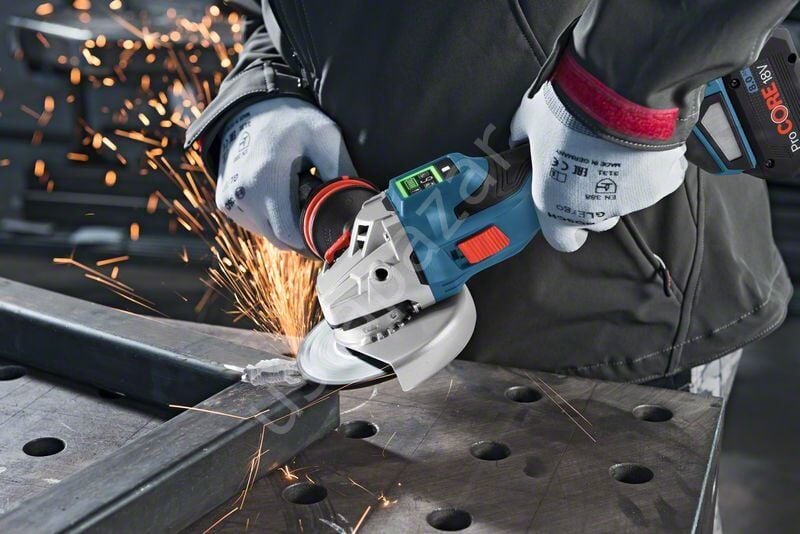 Bosch Professional GWS 18V-15 SC Çift Akülü 8 Ah Taşlama Makinesi 06019H6101