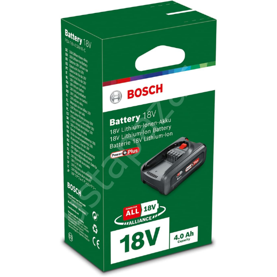 Bosch Akü paketi PBA 18V 4,0Ah W-C Power Plus 1607A350T0