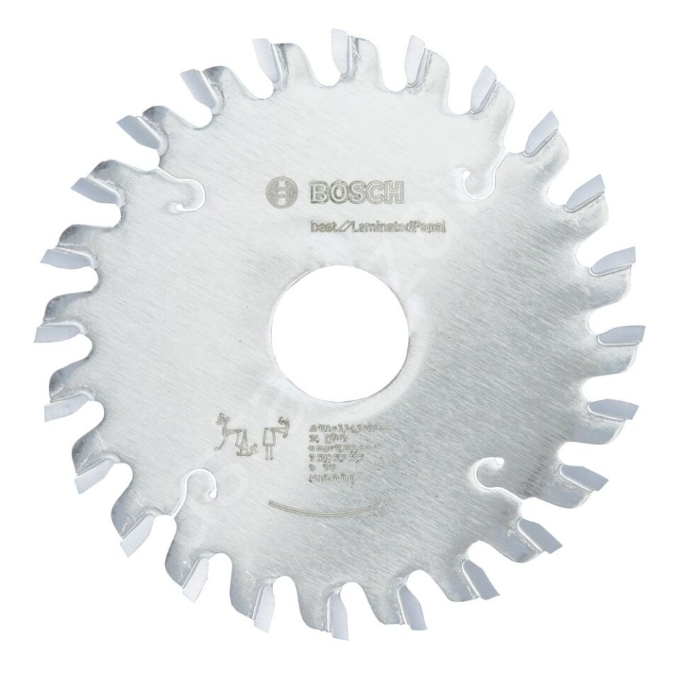 Bosch - Best Serisi Lamine Panel için Konik Ön Çizme Bıçağı 100*22 mm 24 Diş 2608642606