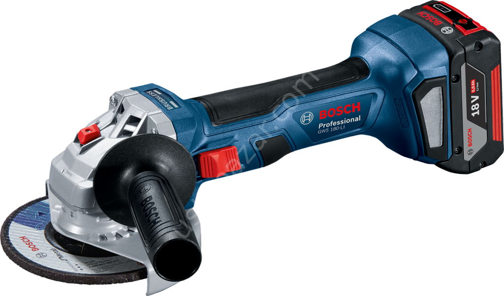 Bosch Professional GWS 180-Li Çift Akülü 4 Ah Taşlama Makinesi 06019H9021