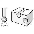 DREMEL® Yüksek Devirli Kesici 4,8 mm (192) 26150192JA