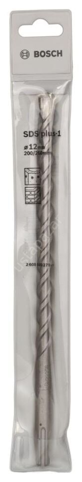 Bosch - Plus-1 Serisi, SDS-plus Kırıcı Delici Matkap Ucu 12*260 mm 2608680279