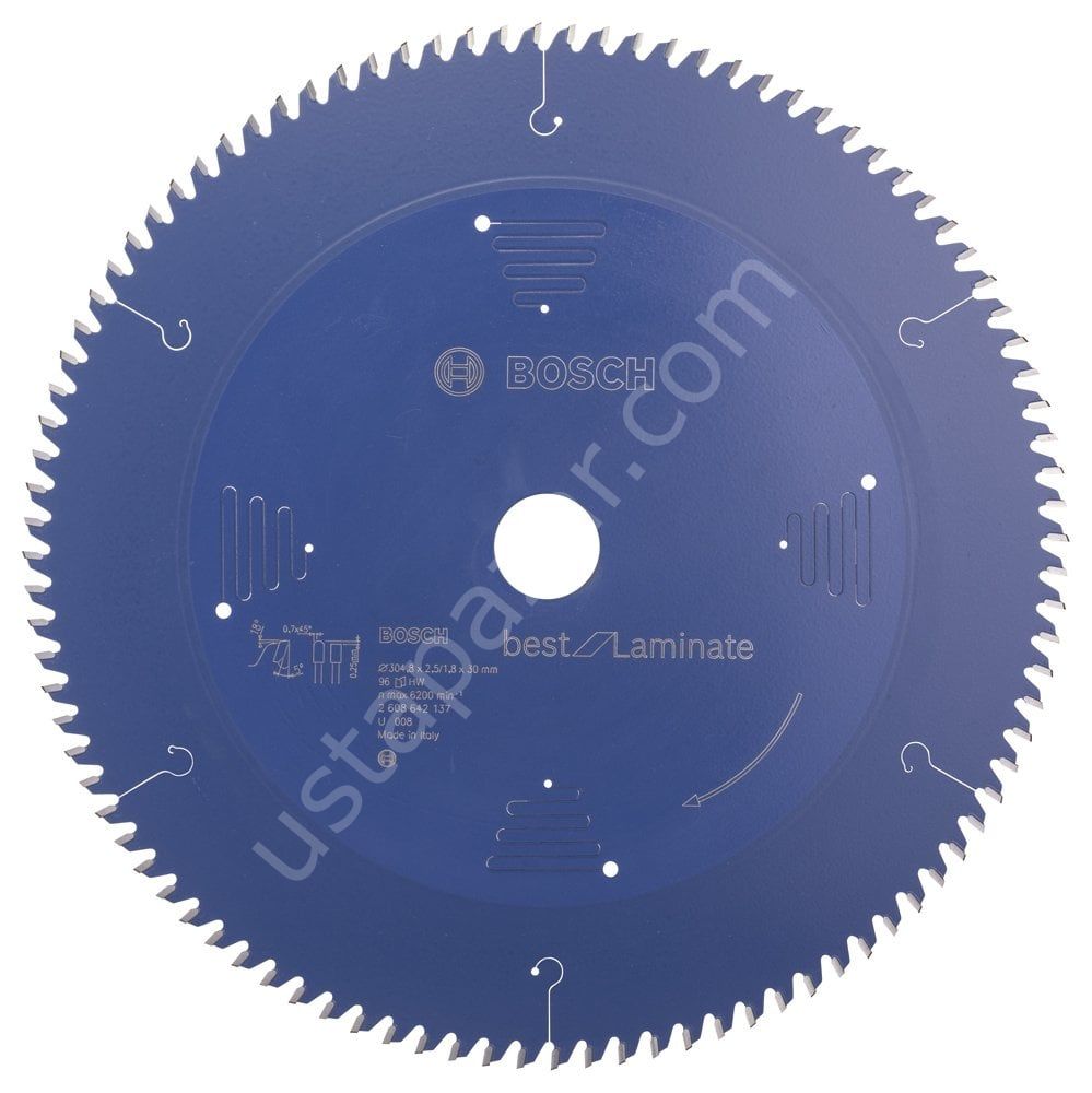 Bosch - Best Serisi Laminant için Daire Testere Bıçağı 305*30 mm 96 Diş 2608642137