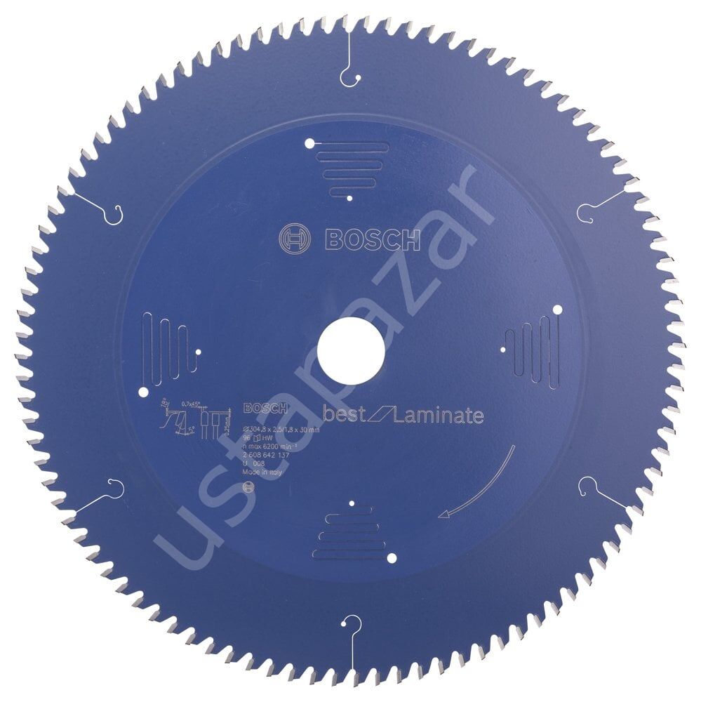 Bosch - Best Serisi Laminant için Daire Testere Bıçağı 305*30 mm 96 Diş 2608642137