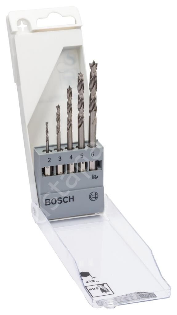 Bosch - Altıgen Şaftlı Ahşap Matkap Ucu Set 2-6 mm 2608595525