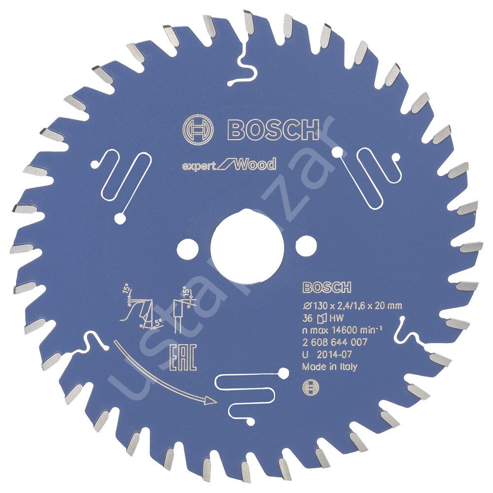 Bosch - Expert Serisi Ahşap için Daire Testere Bıçağı 130*20 mm 36 Diş 2608644007