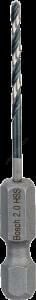 Bosch - Altıgen Şaftlı - Impact Control - HSS Metal Matkap Ucu 2,0*60mm 2608577045