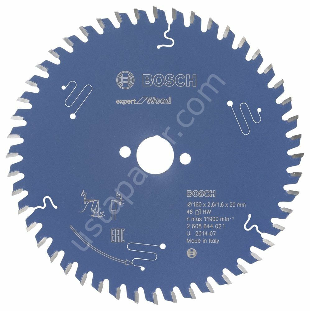 Bosch - Expert Serisi Ahşap için Daire Testere Bıçağı 160*20 mm 48 Diş 2608644021