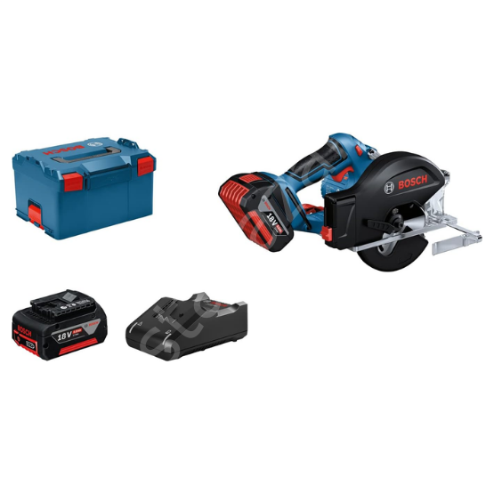 Bosch Professional GKM 18V-50 5 Ah Çift Akülü Daire Testere 06016B8002
