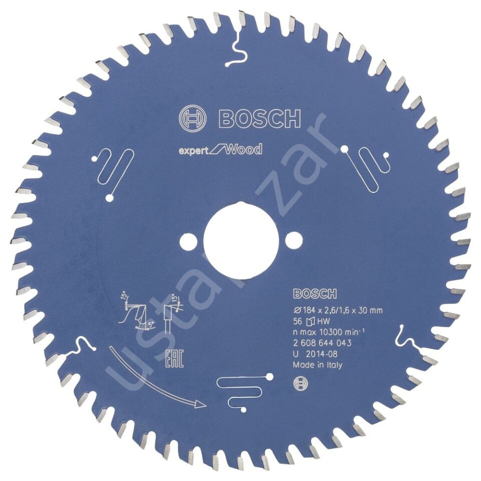 Bosch - Expert Serisi Ahşap için Daire Testere Bıçağı 184*30 mm 56 Diş 2608644043