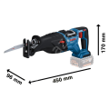 Bosch Professional GSA 185-LI Tek Akülü 5 Ah Tilki Kuyruğu