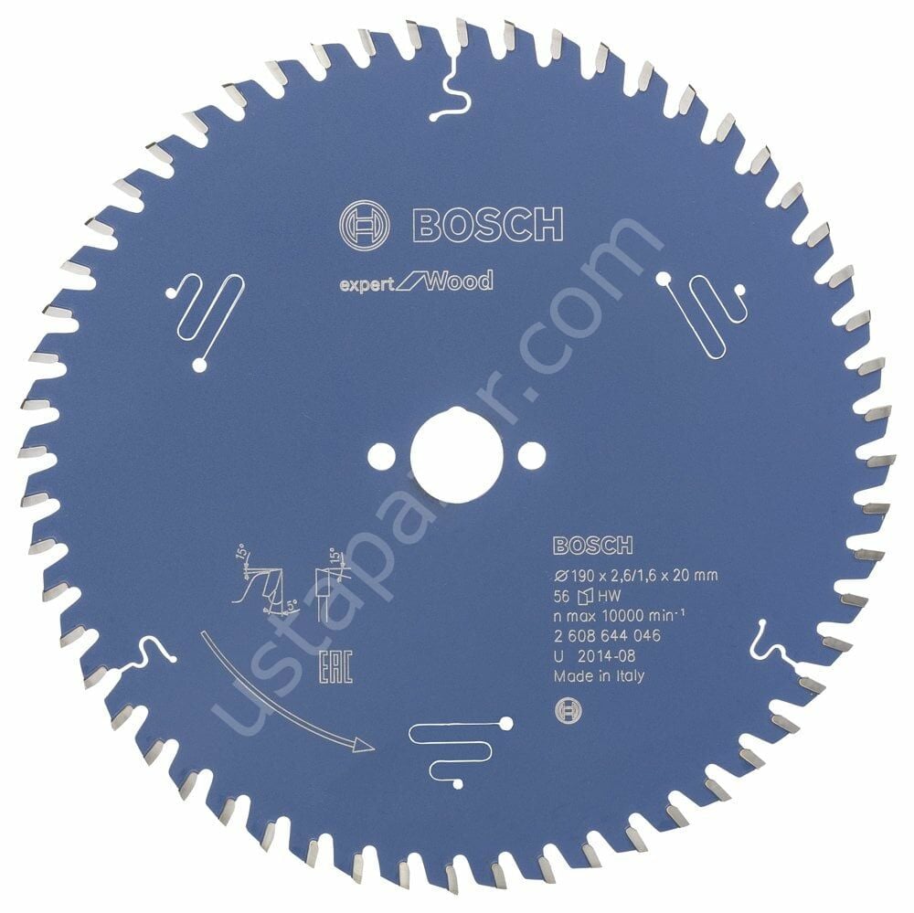 Bosch - Expert Serisi Ahşap için Daire Testere Bıçağı 190*20 mm 56 Diş 2608644046