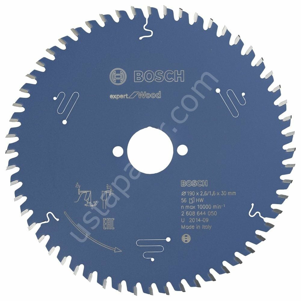 Bosch - Expert Serisi Ahşap için Daire Testere Bıçağı 190*30 mm 56 Diş 2608644050