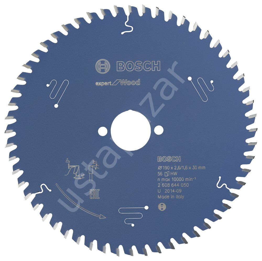 Bosch - Expert Serisi Ahşap için Daire Testere Bıçağı 190*30 mm 56 Diş 2608644050