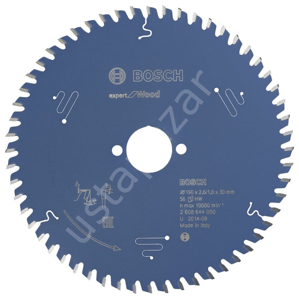 Bosch - Expert Serisi Ahşap için Daire Testere Bıçağı 190*30 mm 56 Diş 2608644050