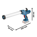 Bosch GCG 18V-600 Akülü Silikon Tabancası (Akü ve Şarj Aleti Hariç)