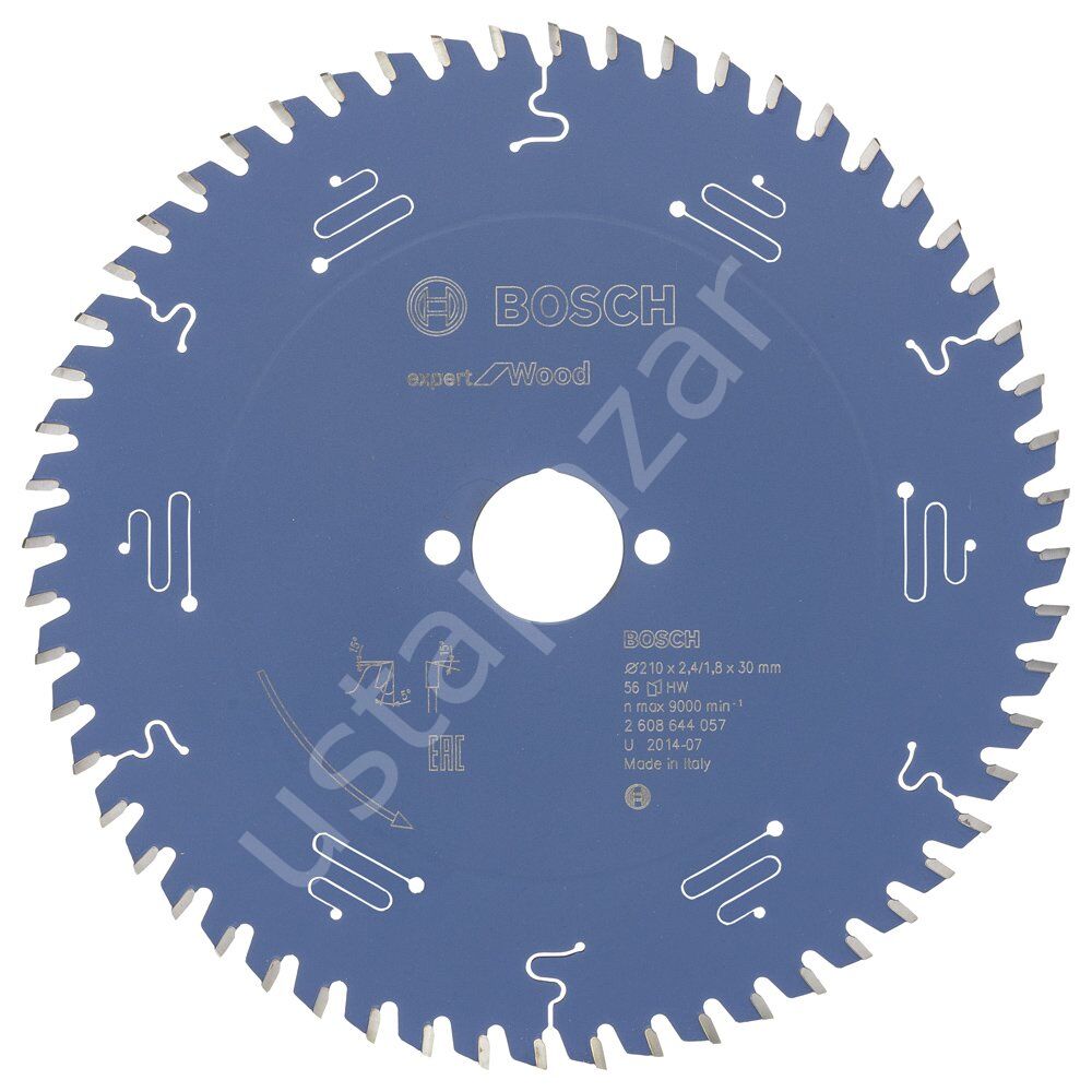 Bosch - Expert Serisi Ahşap için Daire Testere Bıçağı 210*30 mm 56 Diş 2608644057