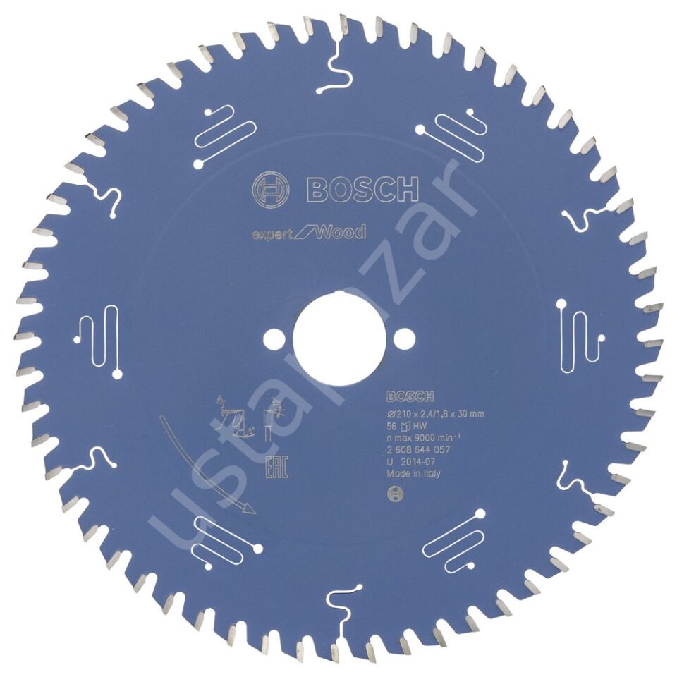 Bosch - Expert Serisi Ahşap için Daire Testere Bıçağı 210*30 mm 56 Diş 2608644057