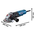 Bosch Professional Gws 17-125 Ps Avuç Taşlama 1700 Watt Devir Ayarlı (Ince Gövdeli)