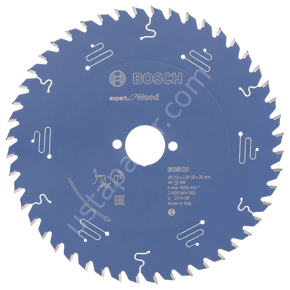 Bosch - Expert Serisi Ahşap için Daire Testere Bıçağı 210*30 mm 48 Diş 2608644060