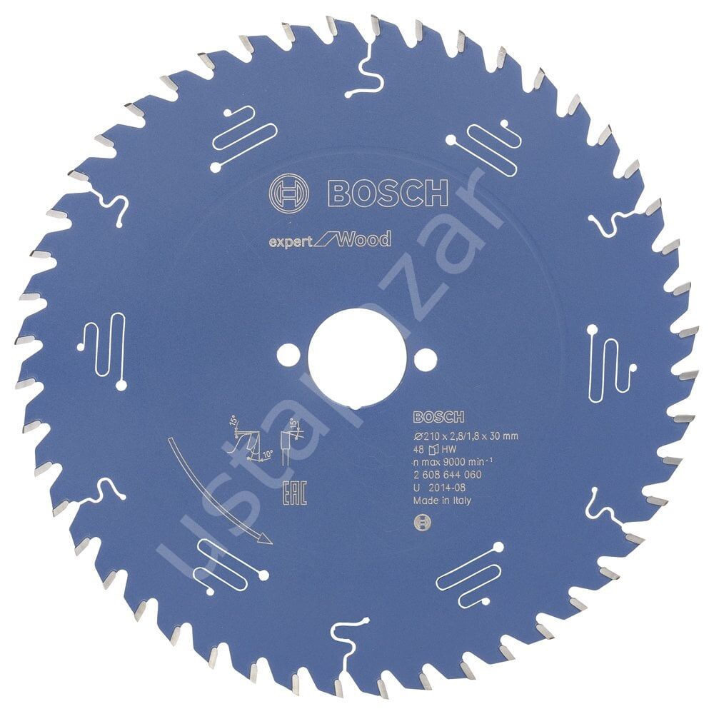 Bosch - Expert Serisi Ahşap için Daire Testere Bıçağı 210*30 mm 48 Diş 2608644060