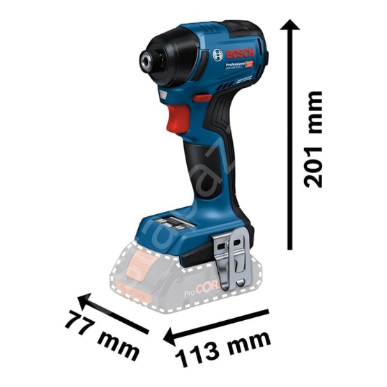 Bosch Professional GDR 18V-220 C Solo Darbeli Somun Sıkma Makinesi (Akü ve Şarj Cihazı Dahil Değil) - 06019L6000