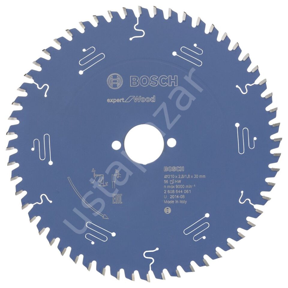 Bosch - Expert Serisi Ahşap için Daire Testere Bıçağı 210*30 mm 56 Diş 2608644061