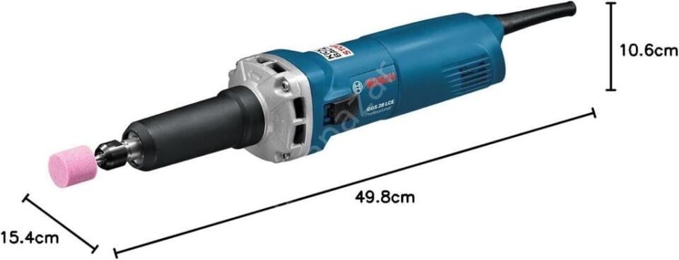 Bosch Professional GGS 28 LCE Profesyonel 650 Watt Uzun Kalıpçı Taşlama 0601221100