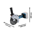 Bosch Profesyonel GWS 18V-180 P Aküsüz Taşlama Makinesi (Solo) 06019H6L01