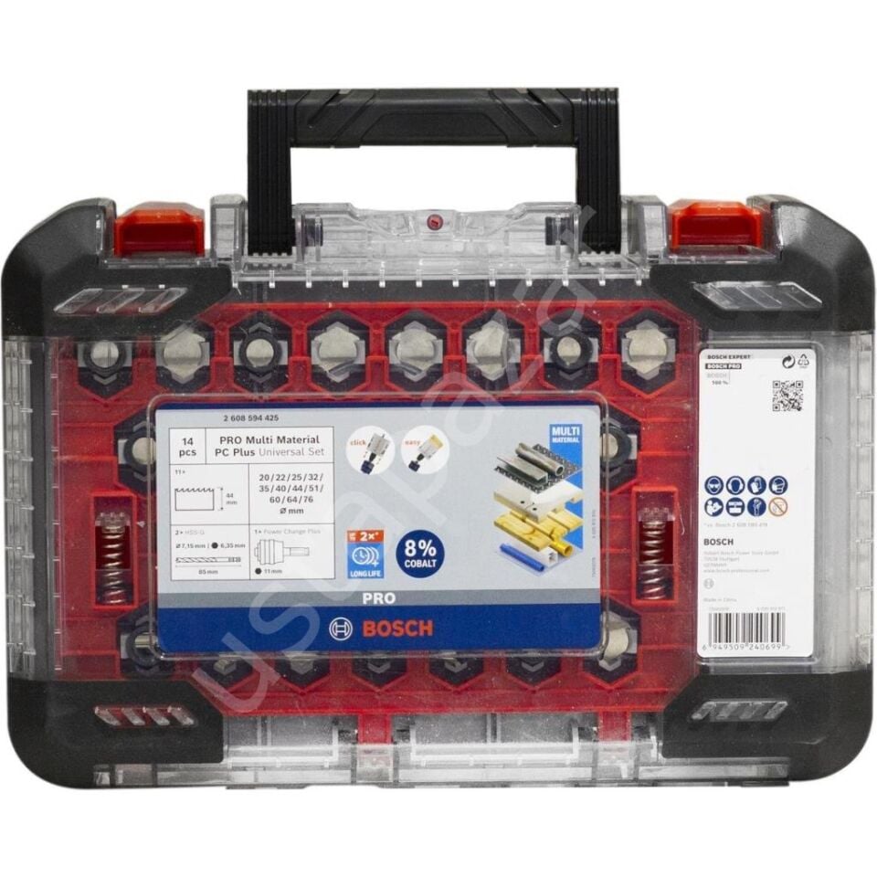 Bosch PRO Multi Material PC-Plus Delik Açma Testeresi Set 14'lü -2608594425