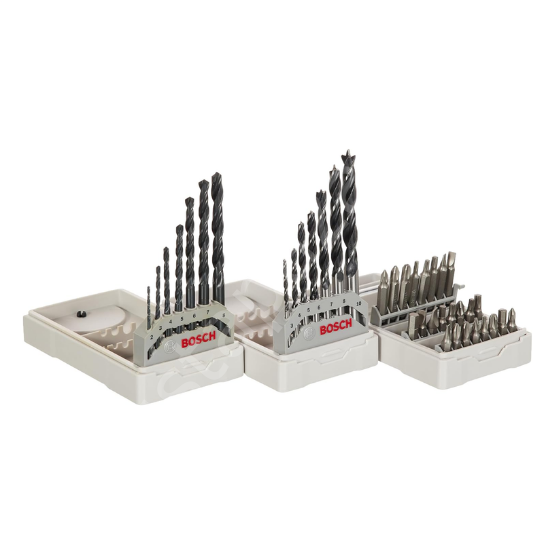 Bosch Professional GSR 12V-30 + 39Parça Vidalama Seti Akülü Delme Vidalama Makinesi 06019G9001