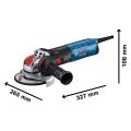 Bosch Professional Gwx 14-125 S X-Lock Avuç Taşlama Makinesi 06017D2100