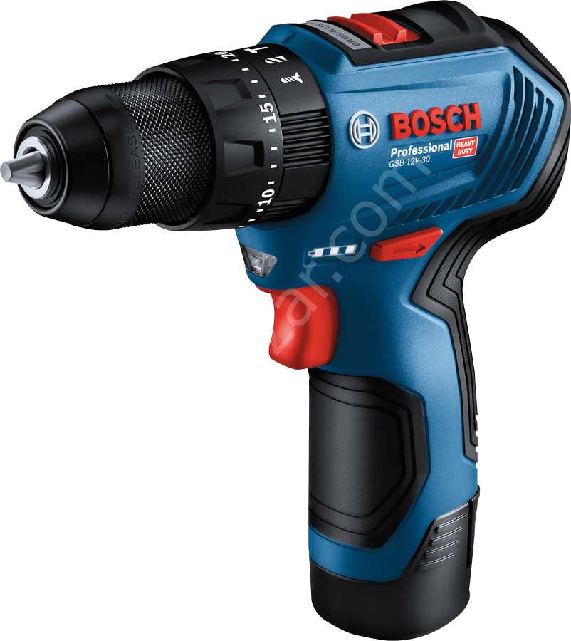 Bosch Professional GSB 12V-30 +39 parça vidalama setiAkülü Darbeli Delme Vidalama Makinesi 06019G9101