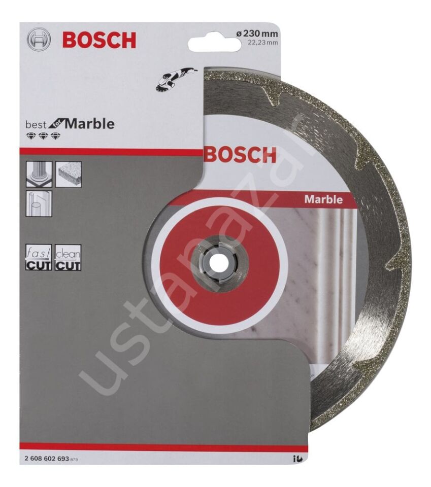 Bosch - Best Serisi Mermer İçin Elmas Kesme Diski 230 mm 2608602693