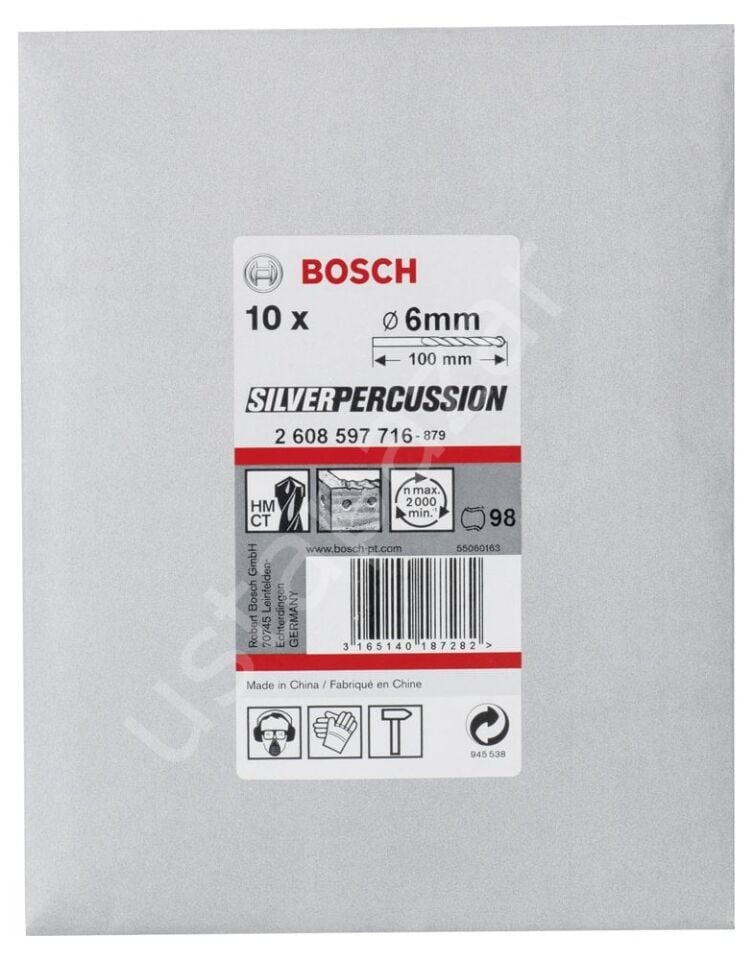 Bosch - cyl-3 Serisi, Beton Matkap Ucu 6*100 mm 10'lu Paket 2608597716