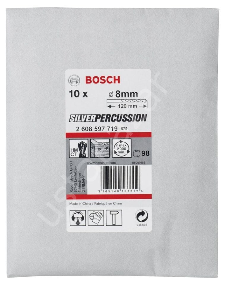 Bosch - cyl-3 Serisi, Beton Matkap Ucu 8*120 mm 10'lu Paket 2608597719