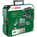 Bosch UniversalImpact 18V (2x 1,5Ah) Akülü Darbeli/Delme Vidalama Makinesi + 210 parça set + Systembox S 06039D4107