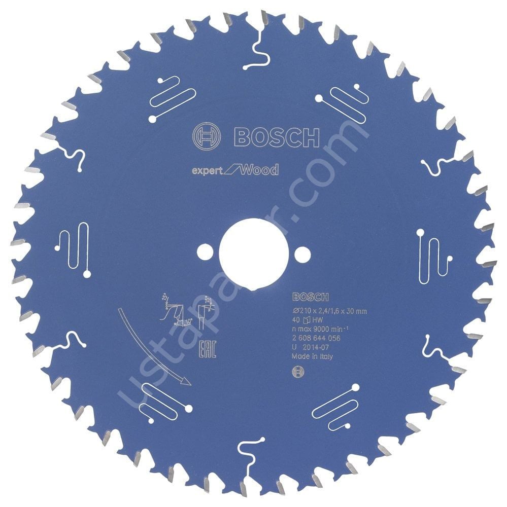 Bosch - Expert Serisi Ahşap için Daire Testere Bıçağı 210*30 mm 40 Diş 2608644056