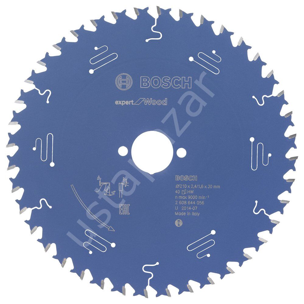 Bosch - Expert Serisi Ahşap için Daire Testere Bıçağı 210*30 mm 40 Diş 2608644056