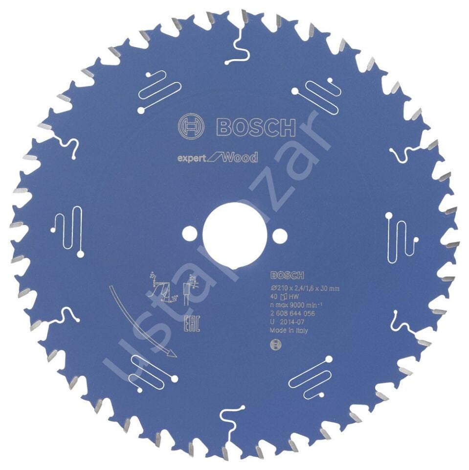 Bosch - Expert Serisi Ahşap için Daire Testere Bıçağı 210*30 mm 40 Diş 2608644056